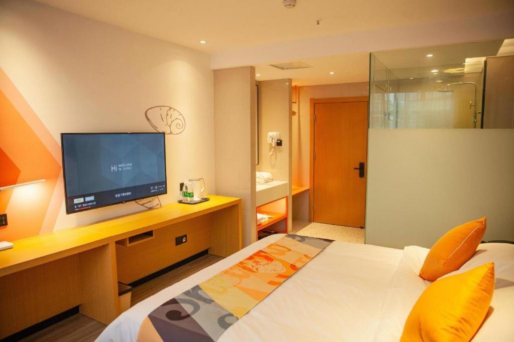 Shell Hotel Shanxi Xinzhou Wuning County Fengwu Square Ningwu Exteriör bild