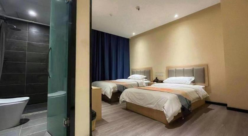 Shell Hotel Shanxi Xinzhou Wuning County Fengwu Square Ningwu Exteriör bild
